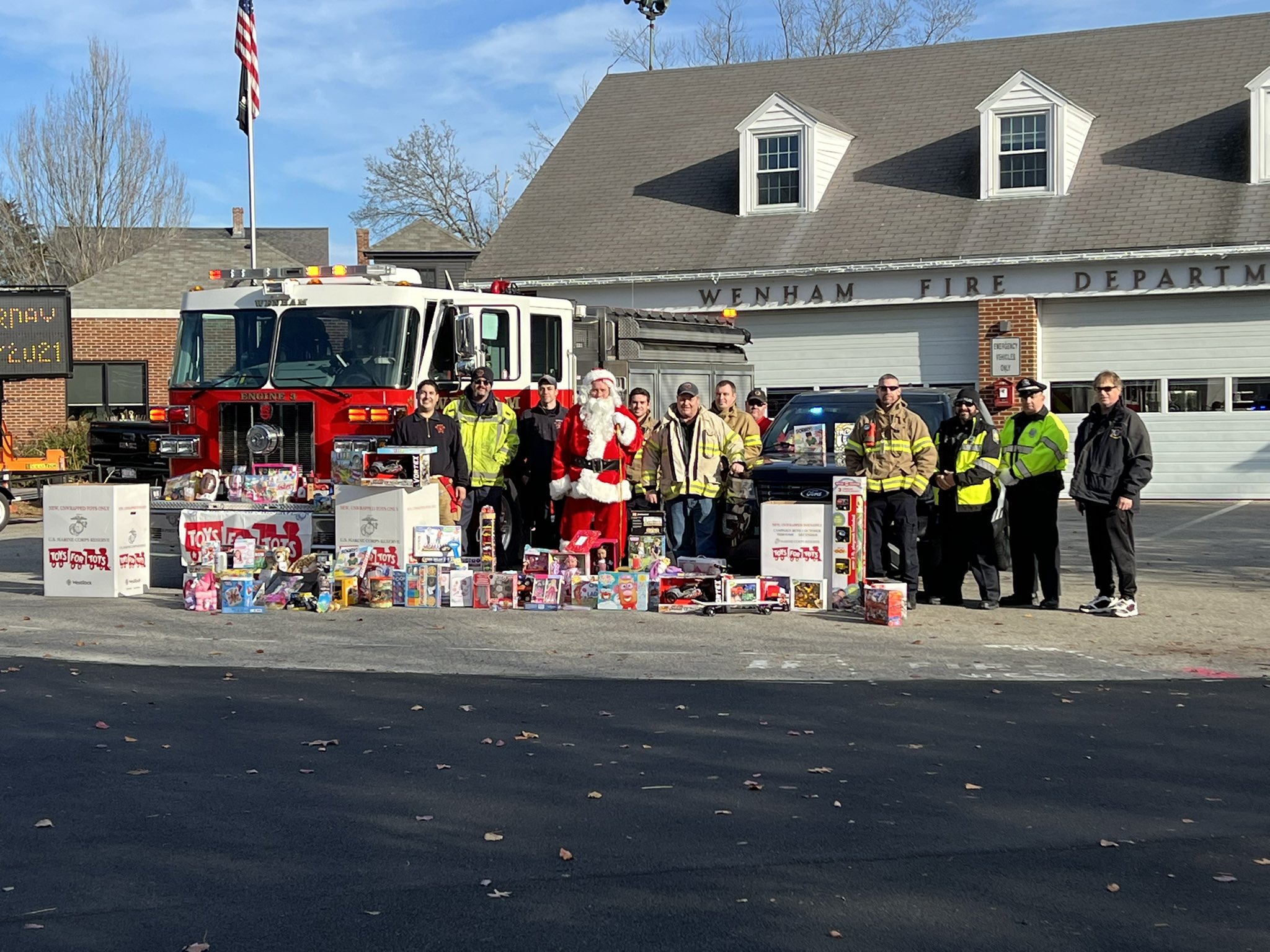 Wenham Fire Rescue Hosts Successful Toy Drive